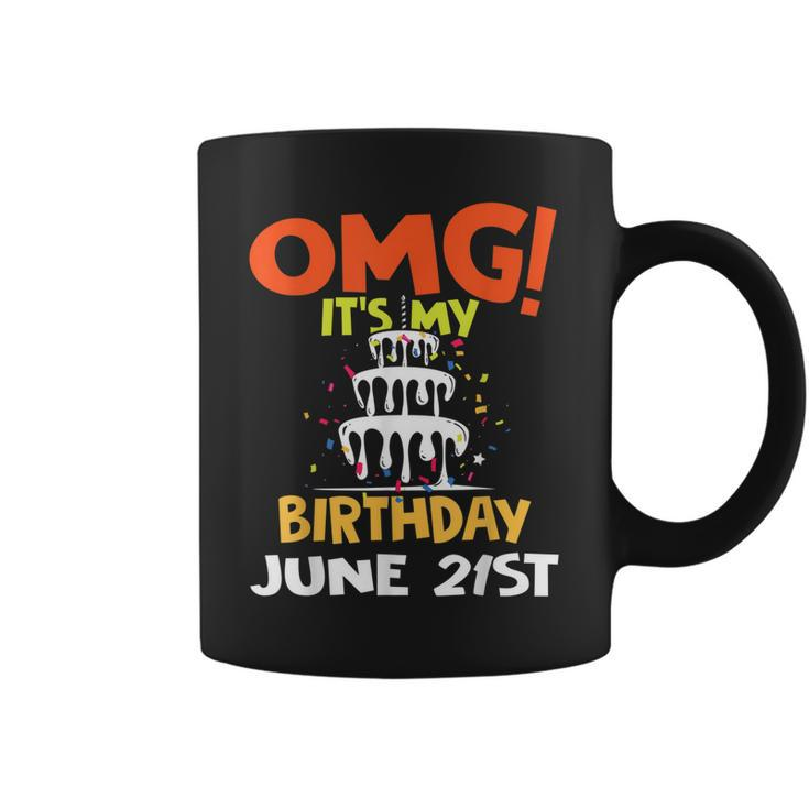 Birthday Gifts June 21St Birthday Funny Coffee Mug