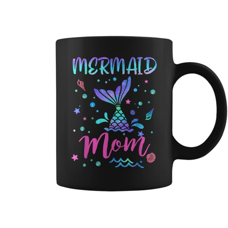 Birthday Mermaid Mom Matching Family Bday Party Squad Mommy Coffee Mug
