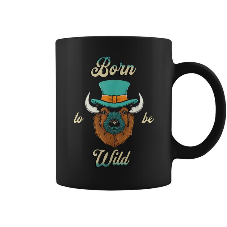 Bison Chic Elegance Born To Be My Wild Spirit Animal  Coffee Mug