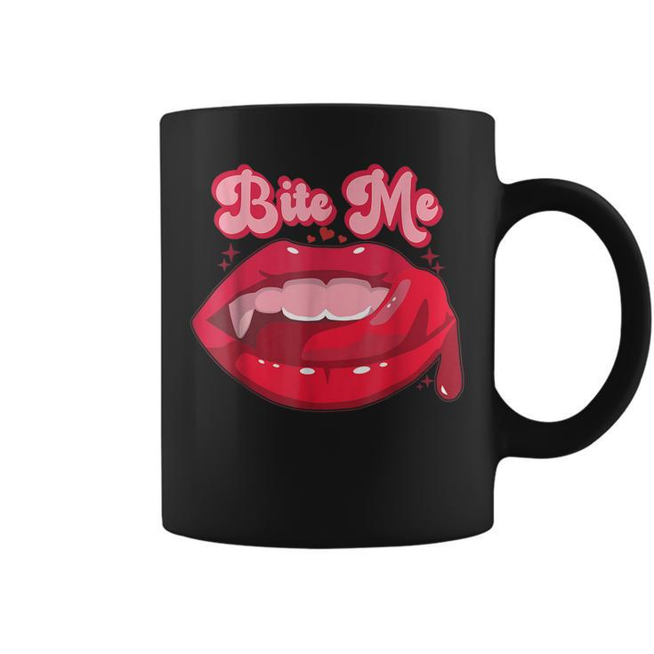 Bite Me Lips Valentine Gifts Valentines Day For Women  Coffee Mug