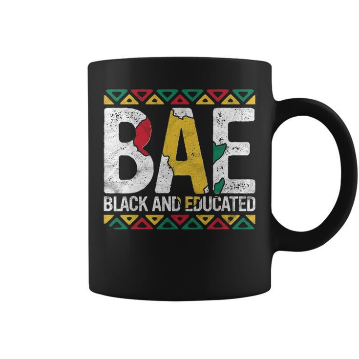 Black And Educated Bae Gift Pride History Month Teacher Coffee Mug