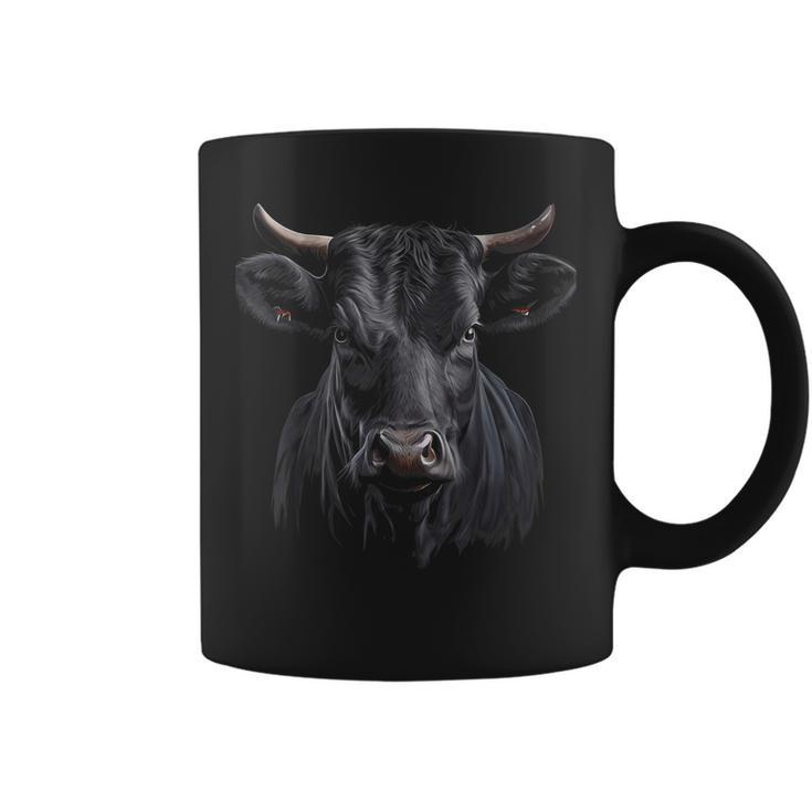 Black Cow Animal Graphic For Men Women Boys Girls  Coffee Mug