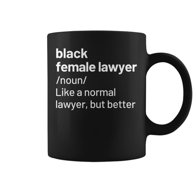 Black Female Lawyer African American Attorney Definition  Coffee Mug