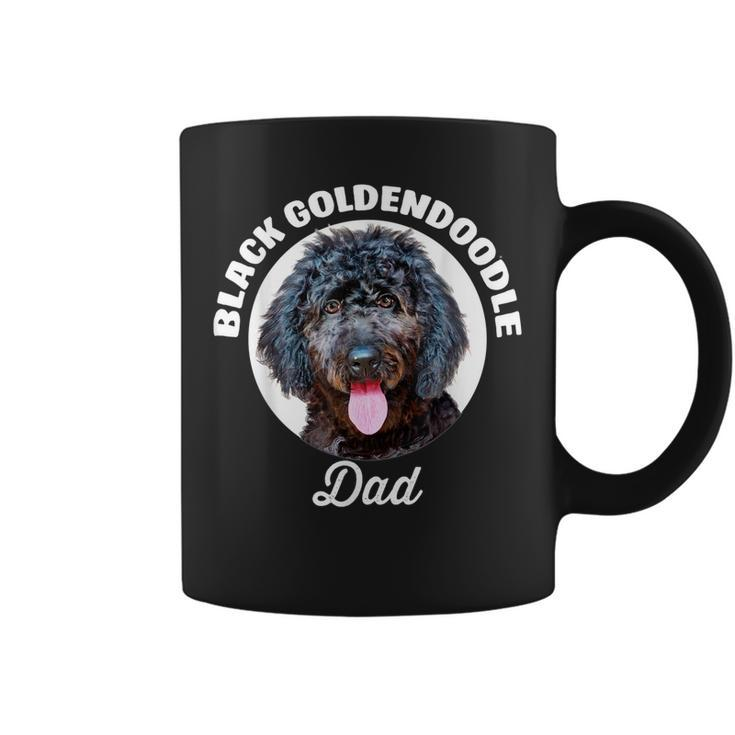 Black Goldendoodle Dog Dad Coffee Mug