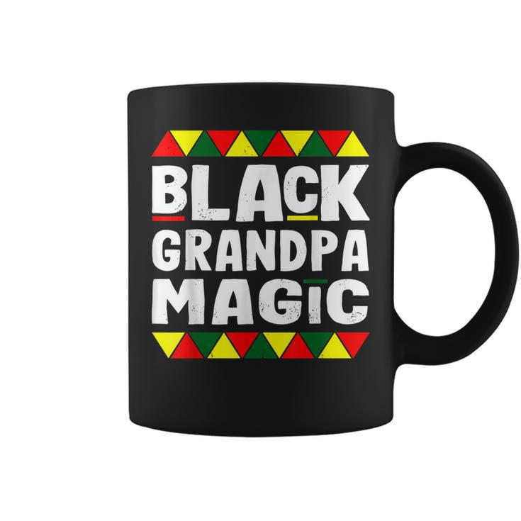 Black Grandpa Magic Black History Month Africa Pride Coffee Mug