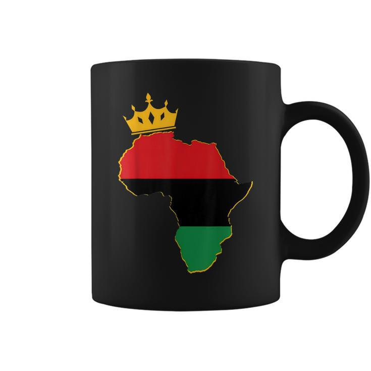 Black King Queen Couple Matching African American Valentine  Coffee Mug