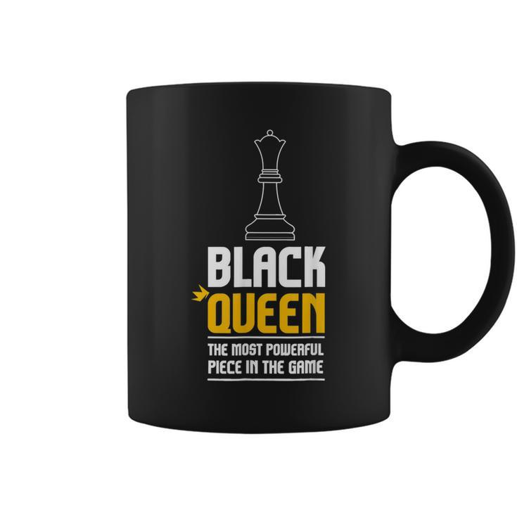 Black Queen Chess Black History Month Afro African Pride Coffee Mug