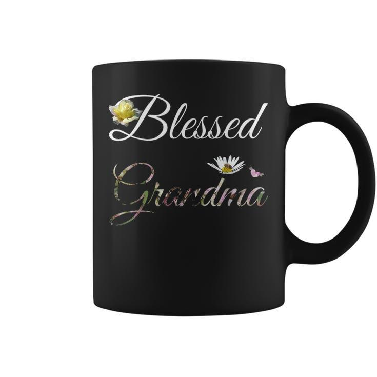 Blessed Grandma Cute Floral Mothers Day Gift Coffee Mug