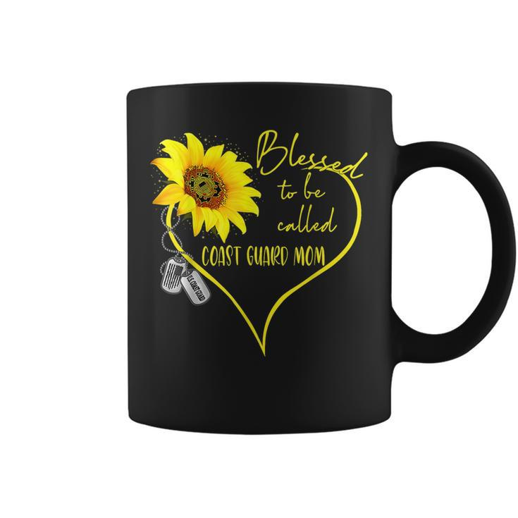 Blessed To Be Called Coast Guard Mom Gift For Coast Guard  Coffee Mug