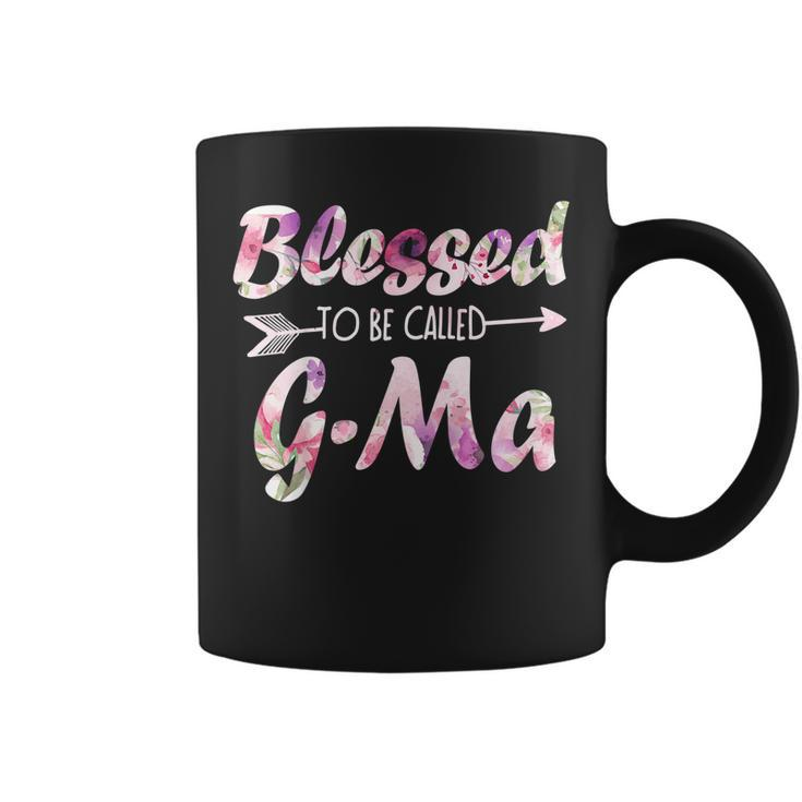 Blessed To Be Called G-Ma  Flower Mothers Day Gifts Coffee Mug