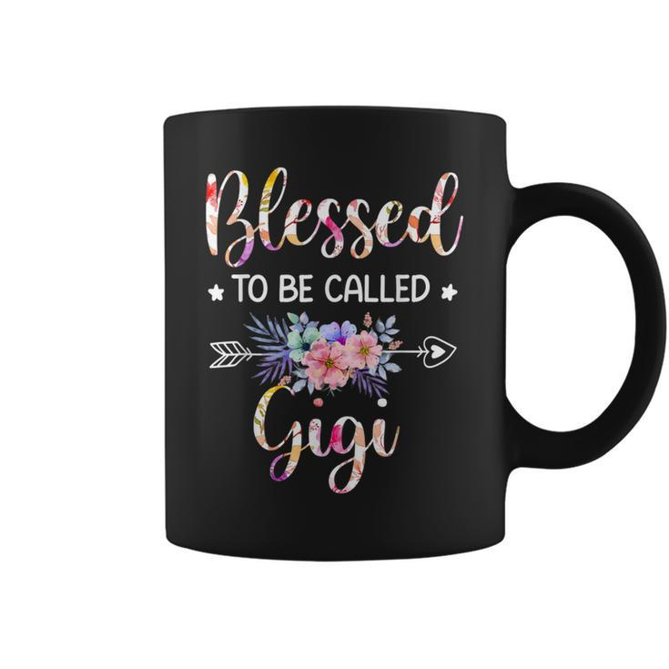 Blessed To Be Called Gigi Floral Mothers Day  Coffee Mug