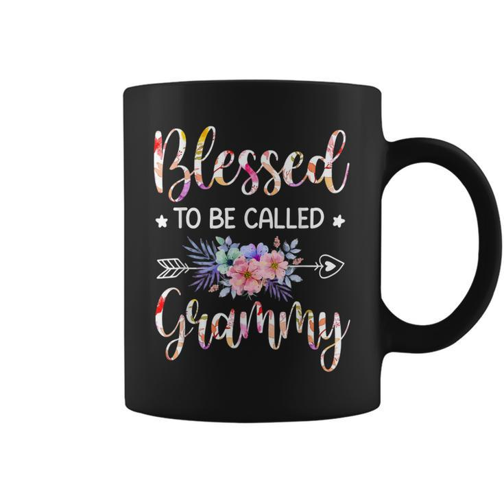 Blessed To Be Called Grammy Floral Mothers Day  Coffee Mug