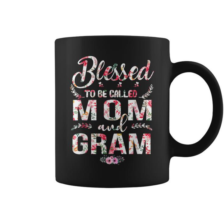 Blessed To Be Called Mom And Gram Mothers Day Gift  Coffee Mug