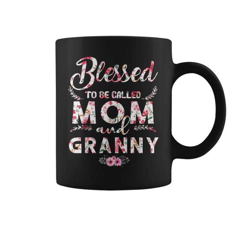 Blessed To Be Called Mom And Granny  Mothers D Gift For Womens Coffee Mug