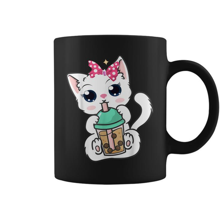Boba Tea Cat Bubble Tea Cat Milk Tea Kawaii Anime Cat  Coffee Mug