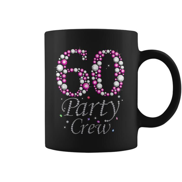 Born In 1963 Diamond 60Th Birthday Squad 60 Party Crew  Coffee Mug
