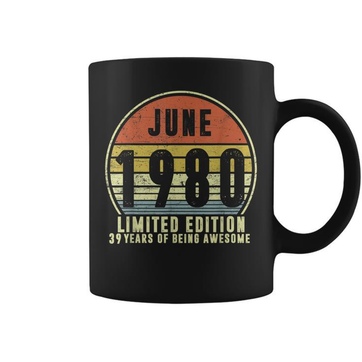 Born June 1980 Limited Edition1980Th Birthday Gifts Coffee Mug