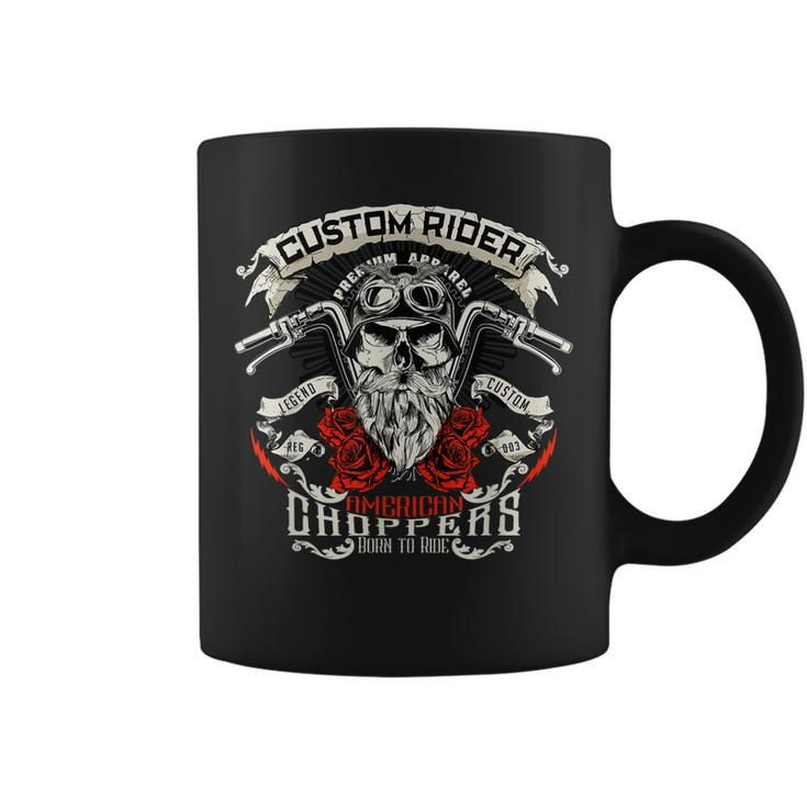 Born To Ride Motorcycle Clothing Accessories Coffee Mug