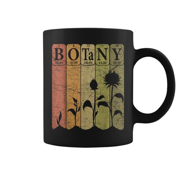 Botany Periodic Table Elements Plant Lover Botanical Coffee Mug