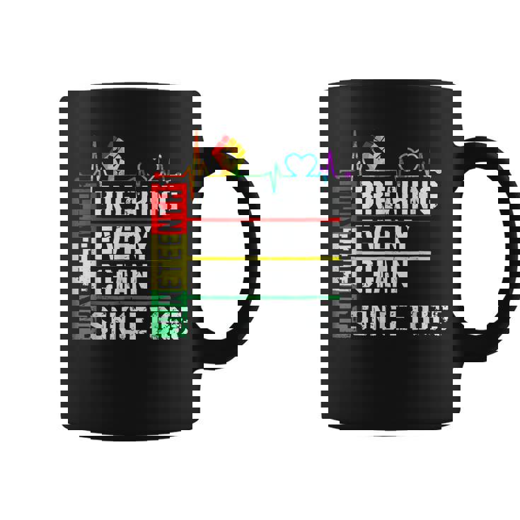 Breaking Every Chain Since 1865 Junenth Black History  V2 Coffee Mug