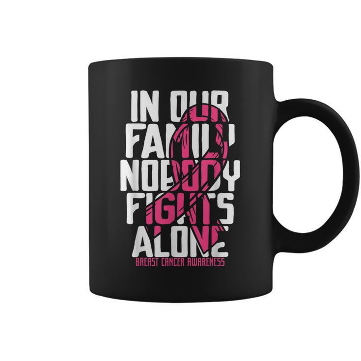 Breast Cancer Support Pink Family Breast Cancer Awareness  Coffee Mug - Thegiftio