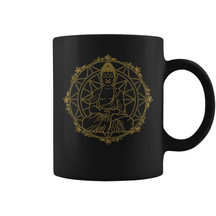 Buddha Lotus Mandala Vintage Sacred Yoga Zen Meditation Gift  Coffee Mug