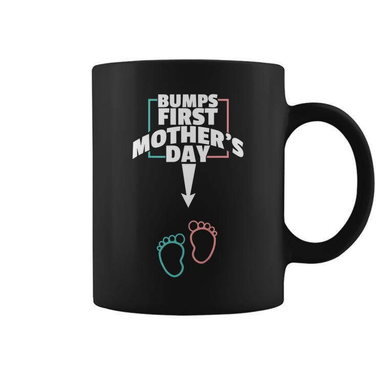 Bumps First Mothers Day Shirt Pregnant Mom Expecting Baby Coffee Mug