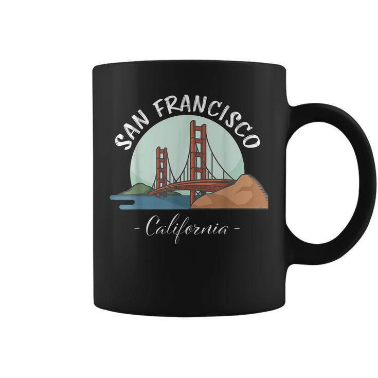California - San Francisco Gift| Golden Gate Bridge Souvenir  Coffee Mug