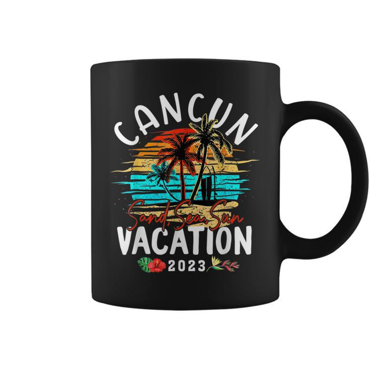 Cancun Mexico Vacation 2023 Matching Family Group  Coffee Mug