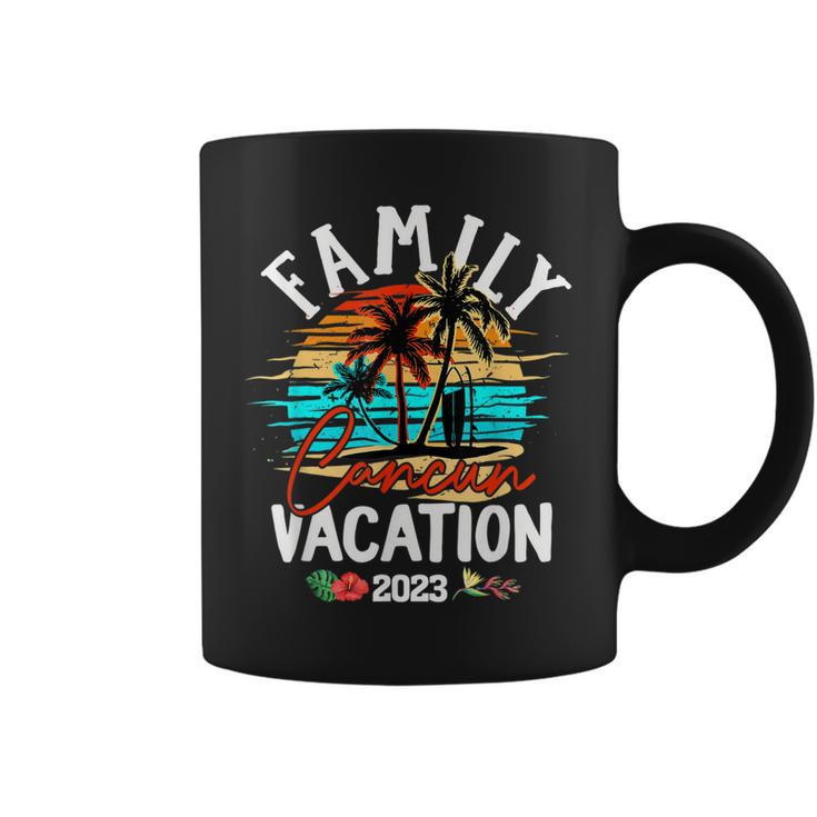 Cancun Mexico Vacation 2023 Matching Family Group  V2 Coffee Mug