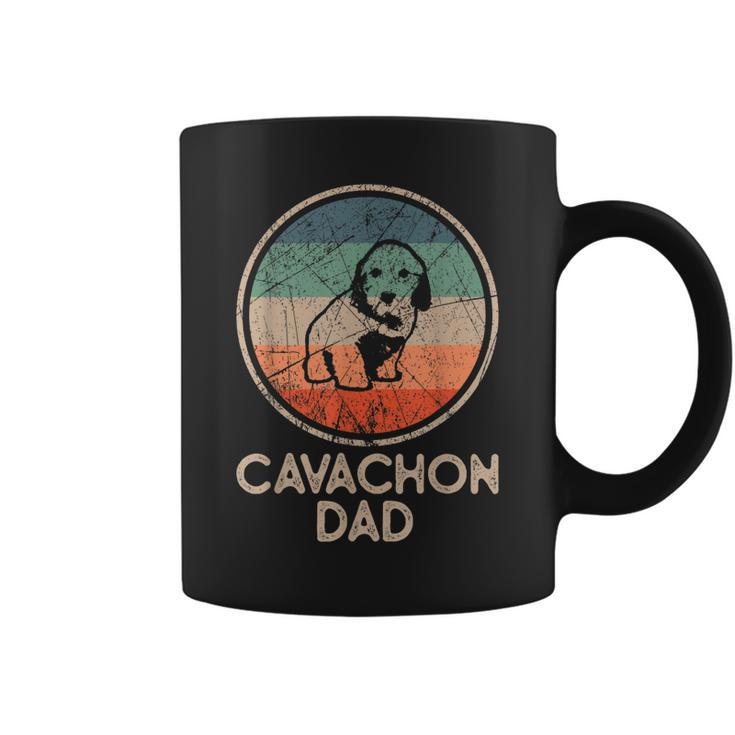 Cavachon Dog - Vintage Cavachon Dad Coffee Mug