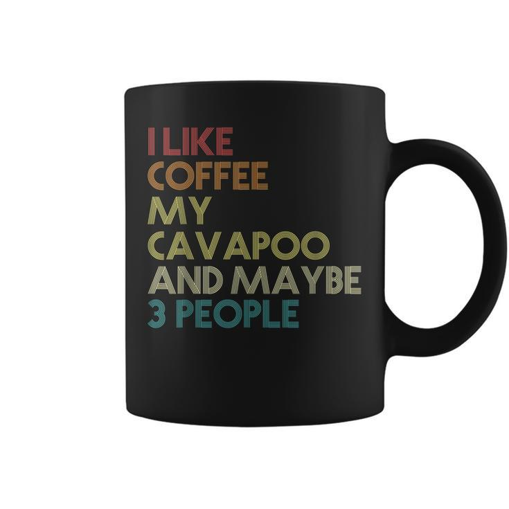 Cavapoo Dog Owner Coffee Lovers Funny Quote Vintage Retro  Coffee Mug