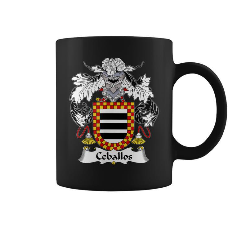Ceballos Coat Of Arms Family Crest Coffee Mug