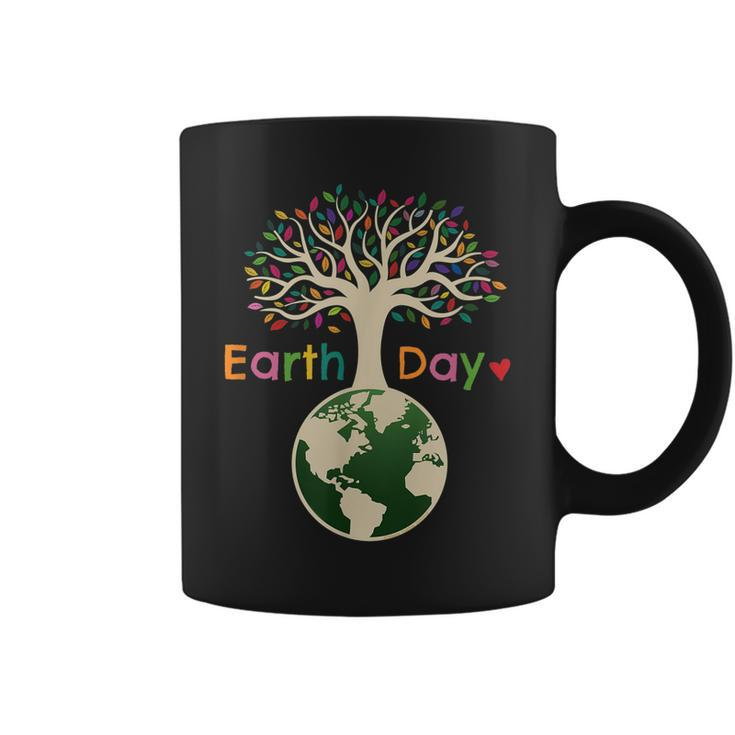 Celebrate Earth Day Colorful Tree - Earth Day  Coffee Mug