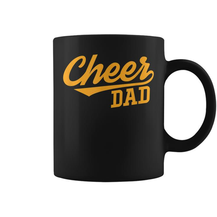 Cheer Dad Father Cheerleading Cheering Fathers Day Gift For Mens Coffee Mug