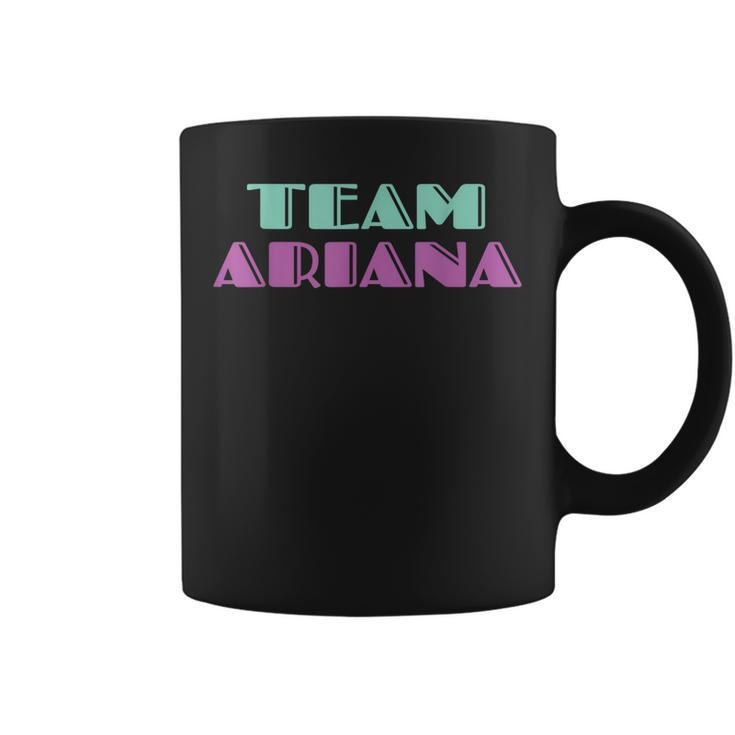 Cheer For Ariana Show Support Be On Team Ariana | 90S Style  Coffee Mug