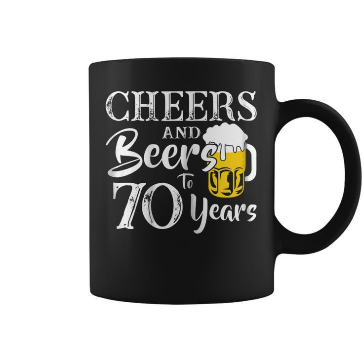 Cheers And Beers 70 Years Old 70Th Birthday Gift 1948 Shirt Coffee Mug
