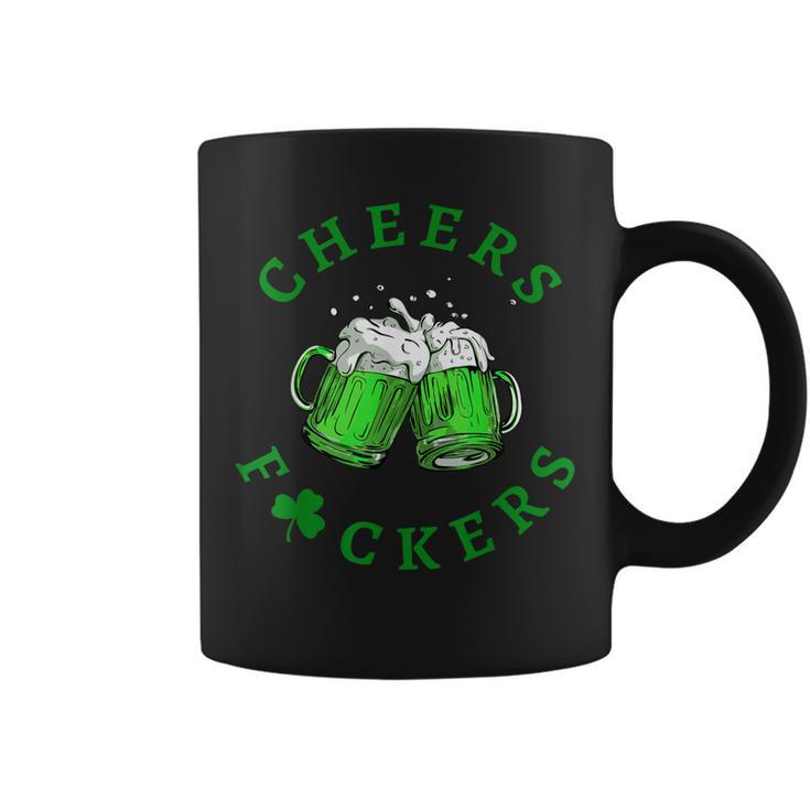 Cheers Fuckers St Patricks Day Men Women Beer Drinking   V2 Coffee Mug