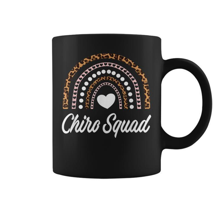 Chiro Squad Leopard Rainbow For Chiropractic Assistants Coffee Mug