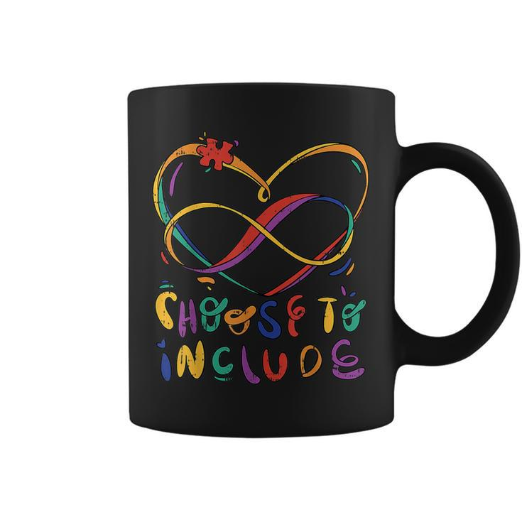 Choose To Include Autism Awareness Teacher Special Education  Coffee Mug