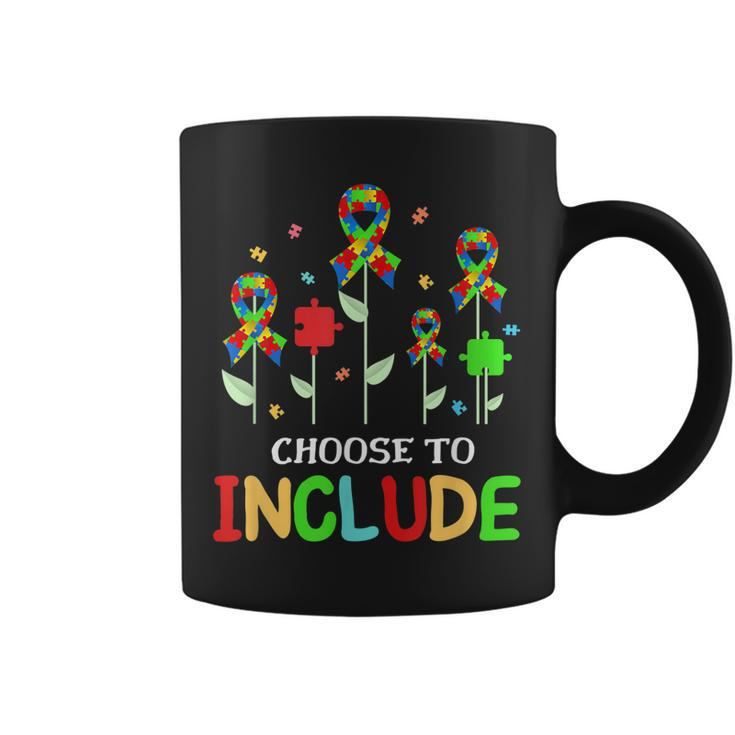 Choose To Include Special Education Teacher Autism Awareness  Coffee Mug