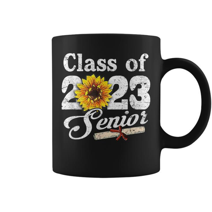 Class Of 2023 Senior High School Graduation Sunflower Gifts  Coffee Mug