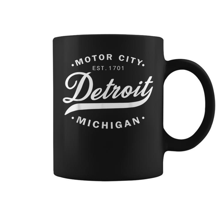 Classic Michiganians Vintage Detroit Motor City Michigan Mi  Coffee Mug