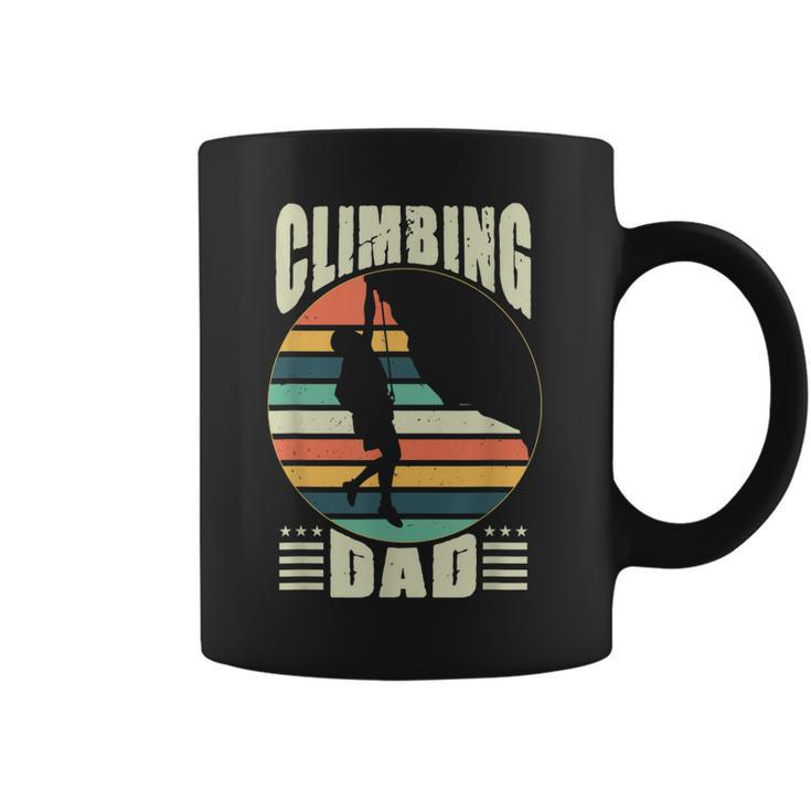 Climbing Dad Expert Mountain Rock Climber Father Gift Coffee Mug