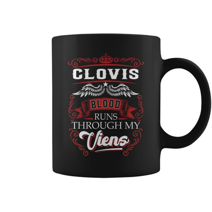 Clovis Blood Runs Through My Veins Coffee Mug