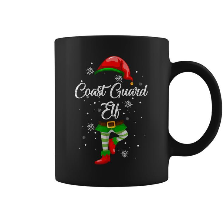 Coast Guard Elf Costume Funny Christmas Gift Team Group  Coffee Mug