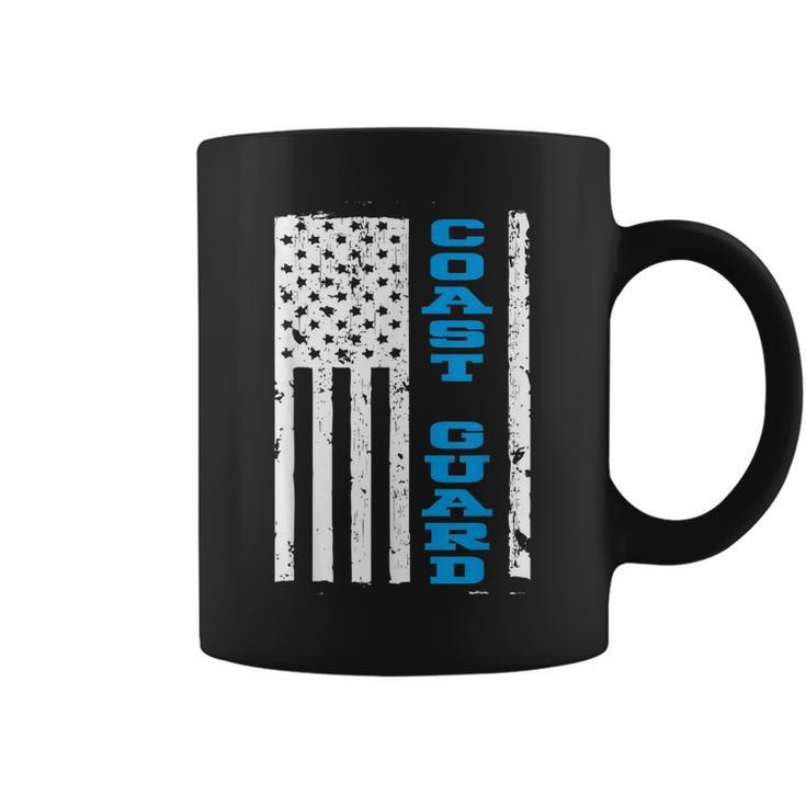 Coast Guard  | Thin Blue Line Flag American   Coffee Mug