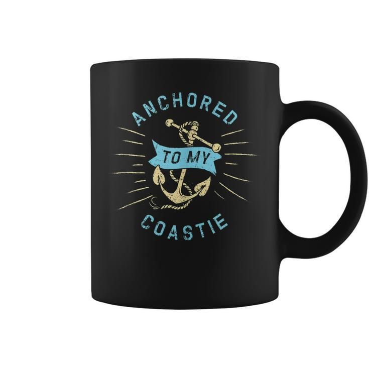 Coastie Wife Us Coast Guard Uscg - Anchored To  Coffee Mug