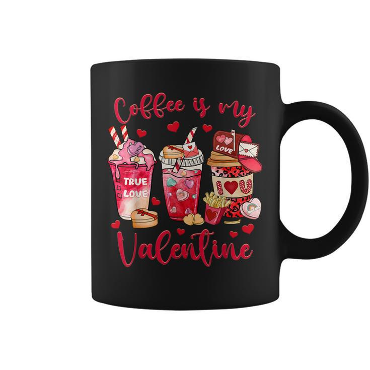 Coffee Is My Valentine Funny Valentines Day Coffee Lovers  Coffee Mug