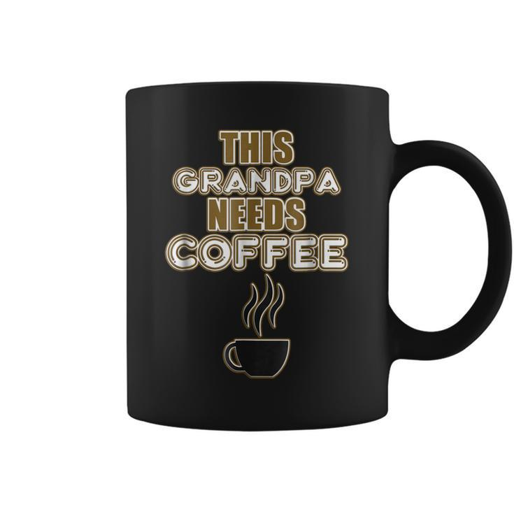 Coffee Lovers Grandpa Caffeine Cafe Java Grandfather T Coffee Mug